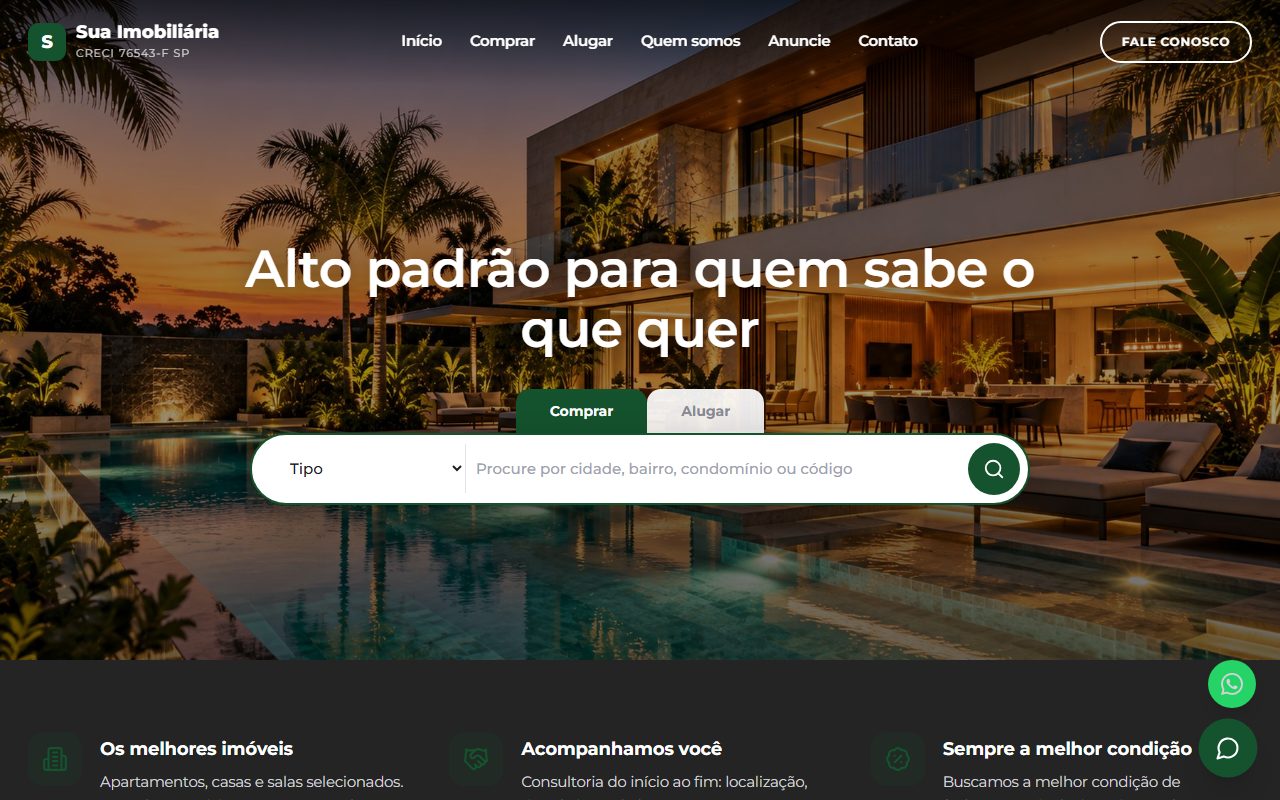 Prévia Alto Padrão