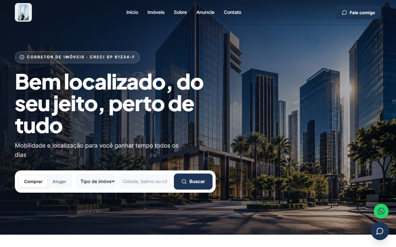 Prévia Corretor Metro