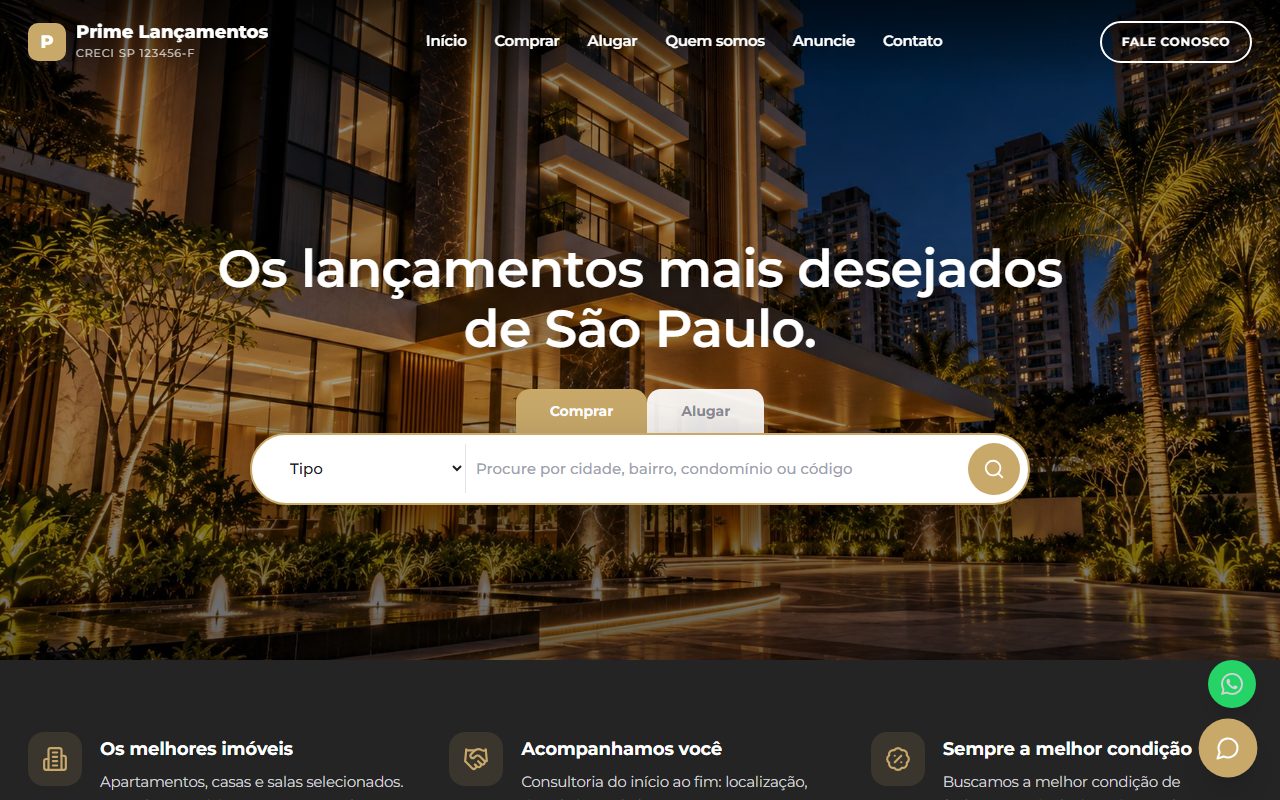 Prévia Lançamento Prime